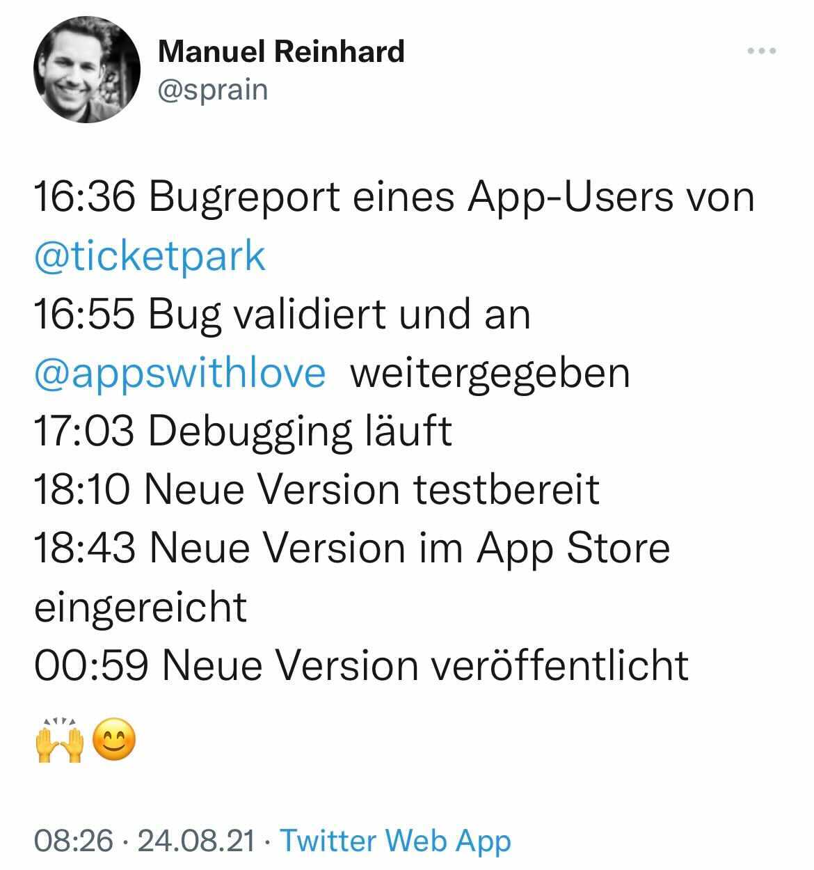 Speedrekorde im Bugfixing